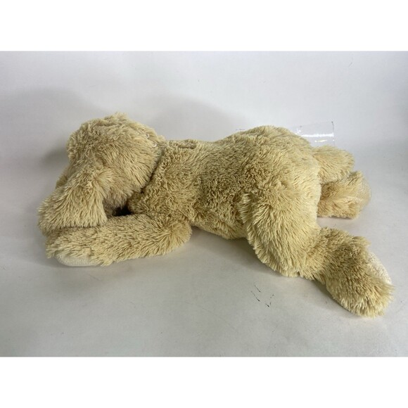 Tempur-Pedic Dog Puppy Plush Stuffed Animal Toy Tan Beige with Bow - Picture 5 of 7